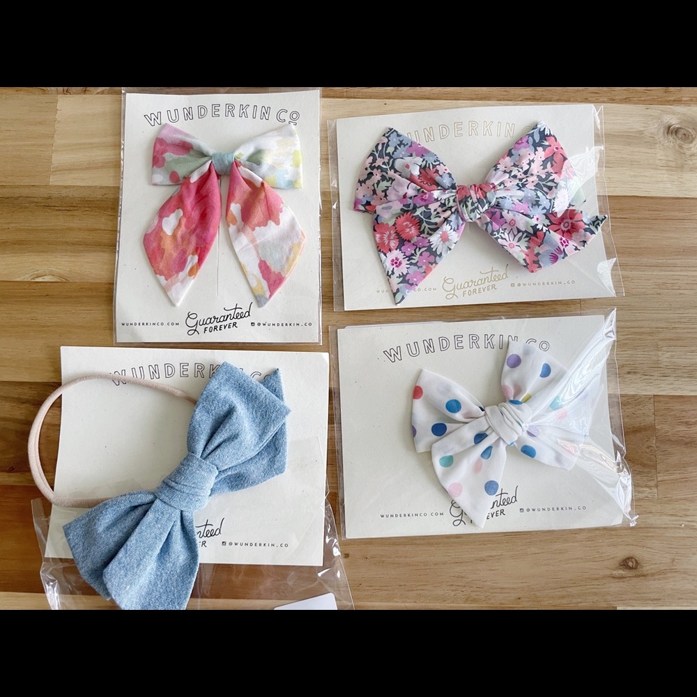 Wunderkin bows & headband